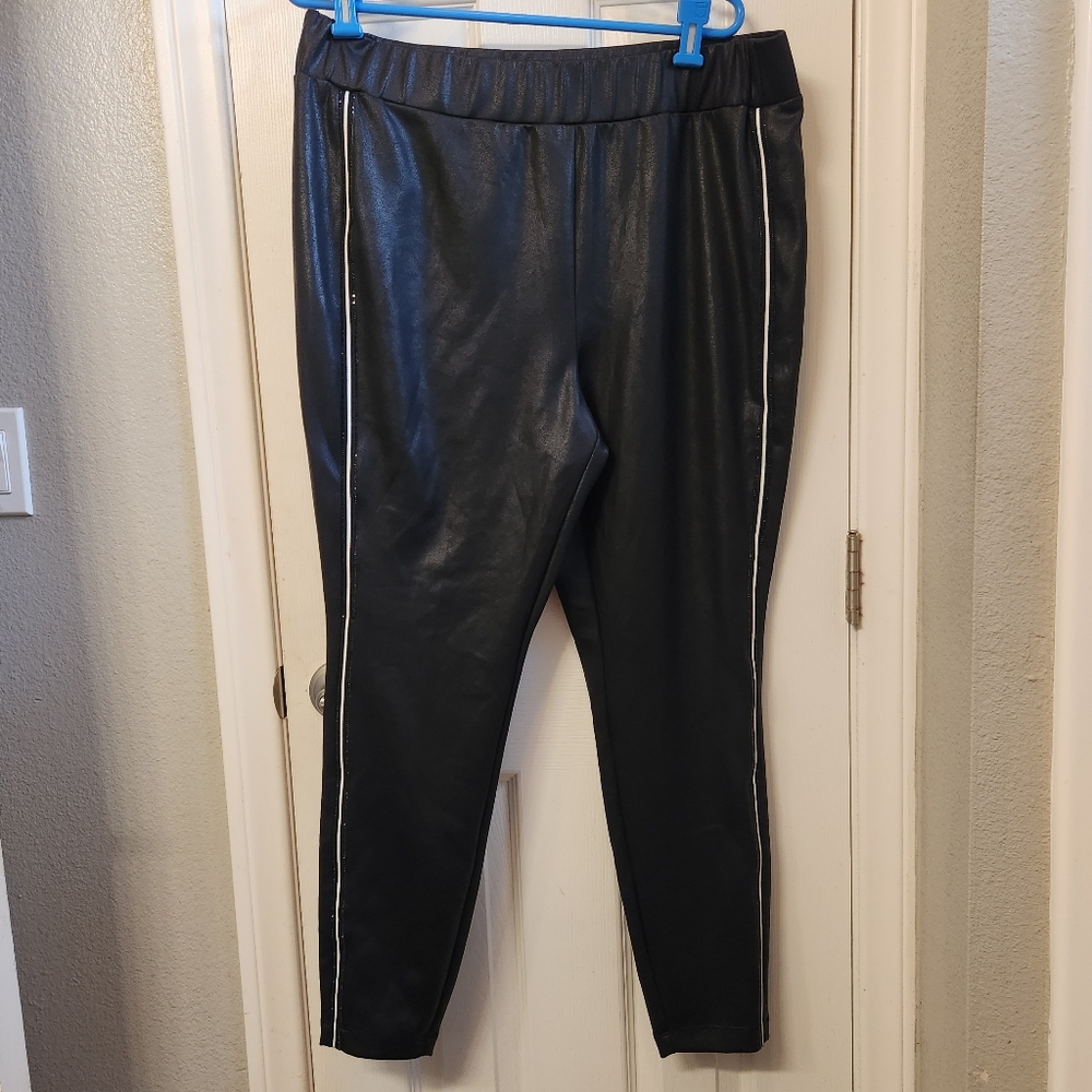 Lane bryant satiny sequined lined jogger pants size 18/20 NWT